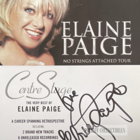 Elaine Paige Autograph