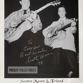 Scotty Moore Signed Photo