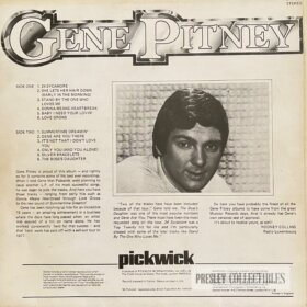 Gene Pitney Signed Vinyl