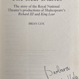 Brian Cox Signed Book