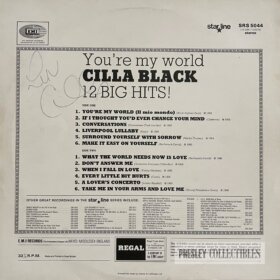 Cilla Black Signed LP