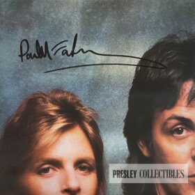 Paul McCartney Wings Signed Poster