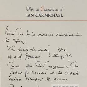 Ian Carmichael Autograph